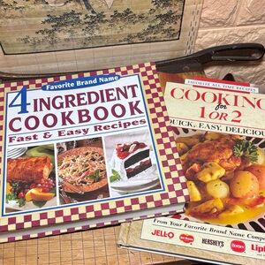 Favorite Name Brand 4 Ingredient Cookbook Fast & Easy Recipes Hardcover